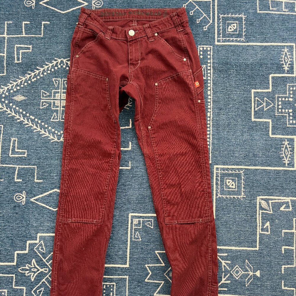 Dovetail Anna Taskpant Elderberry Canvas